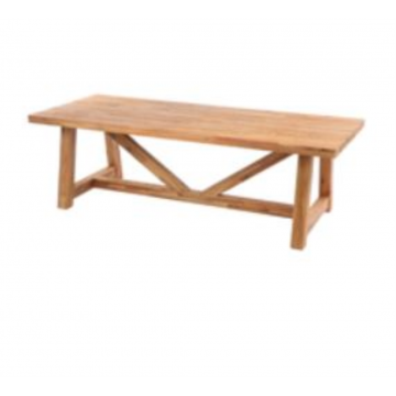 Table "ANTIGUA" en acacia, 250x100