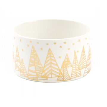 Coupe blanc arbres or