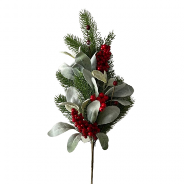 Branche décorative artificielle de Noël, L60cm