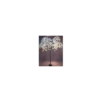 Cerisier en fleurs LED 250 cm, blanc